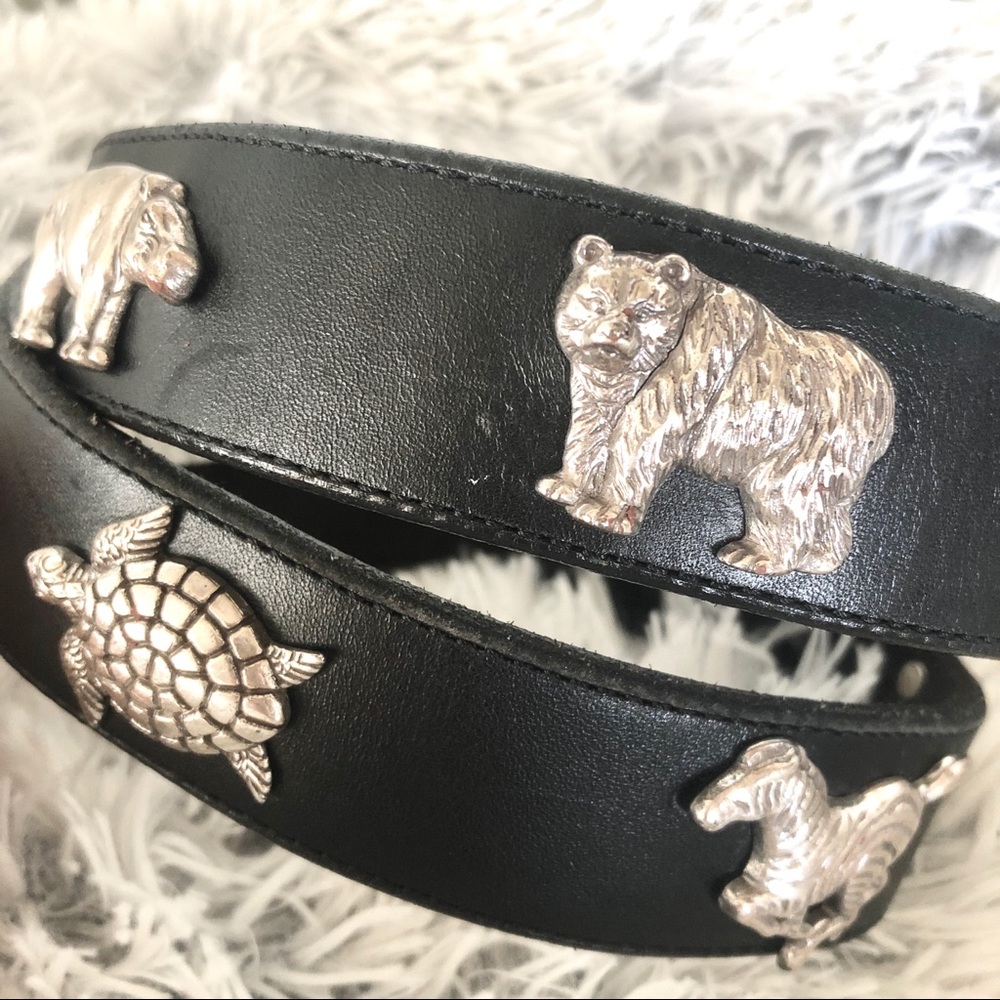 SOLD Vintage Brighton Animal Belt - Picture 1 of 9